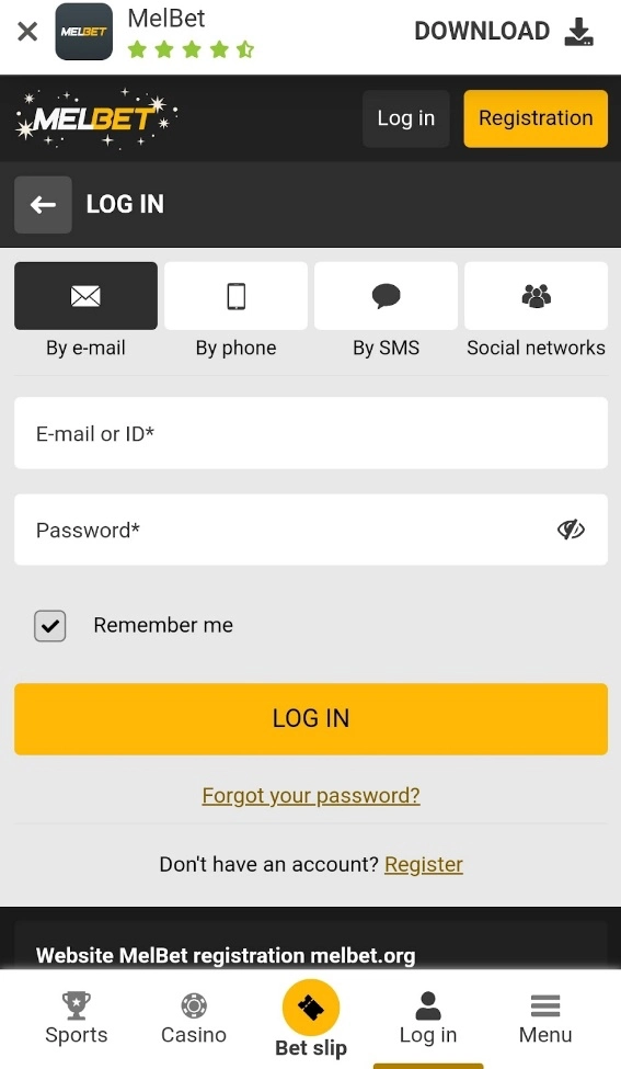 melbet mobile app